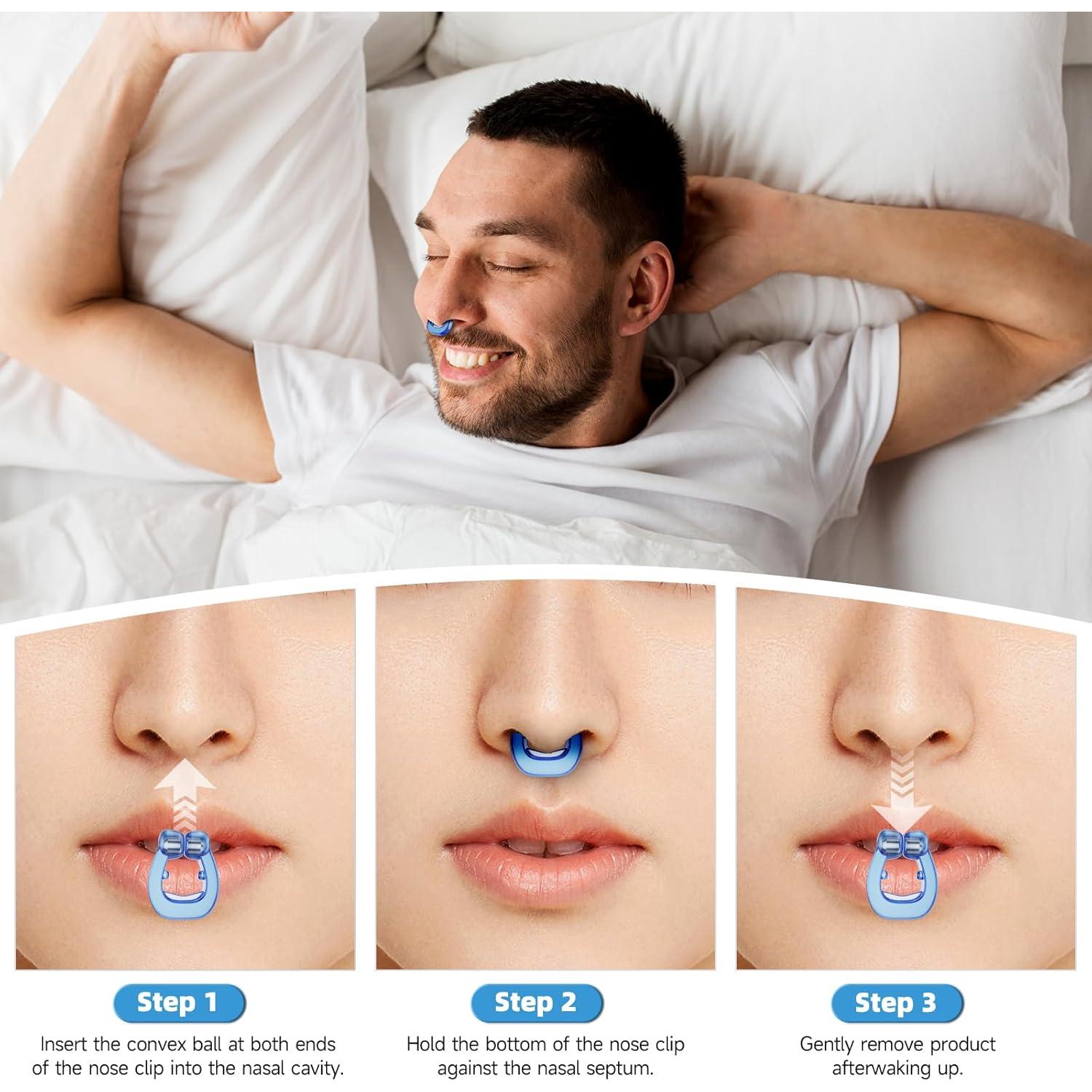 Clip Nasal Antisnoring Magnético NYTCNHO - Silicona Reutilizable