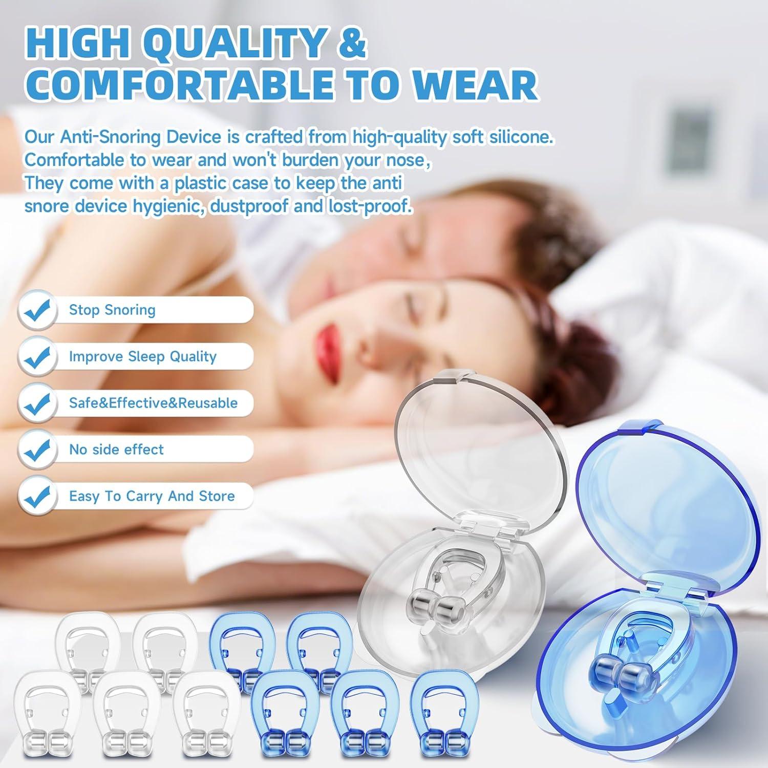 Clip Nasal Antisnoring Magnético NYTCNHO - Silicona Reutilizable