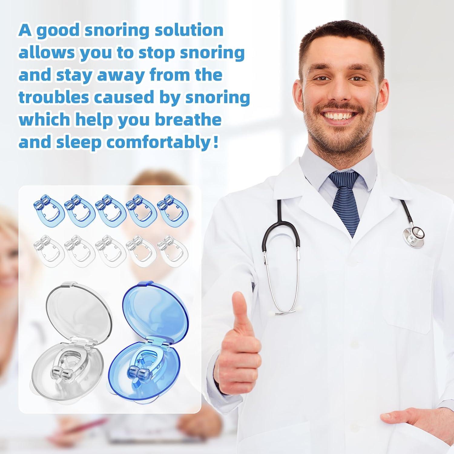 Clip Nasal Antisnoring Magnético NYTCNHO - Silicona Reutilizable