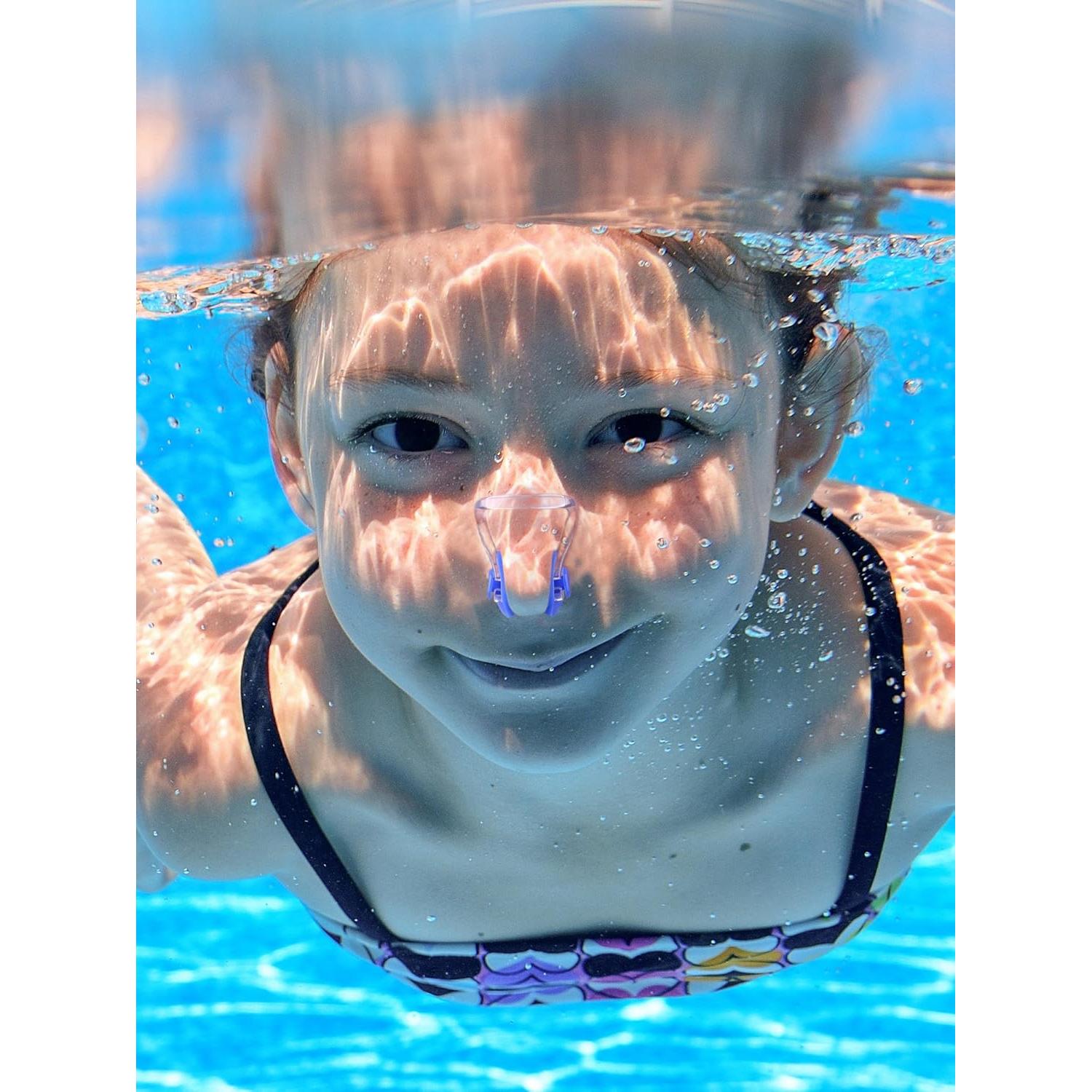 SATINIOR 14 Piezas Tapones Nasales de Silicona para Nadar