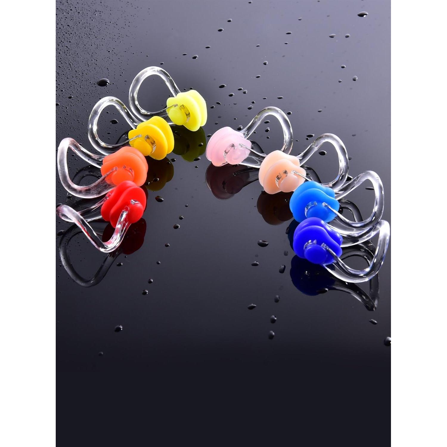 SATINIOR 14 Piezas Tapones Nasales de Silicona para Nadar