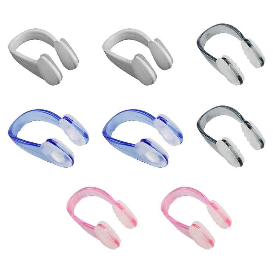 Clips de Nariz Impermeables HZONGMINGZT - 8 Piezas Silicona