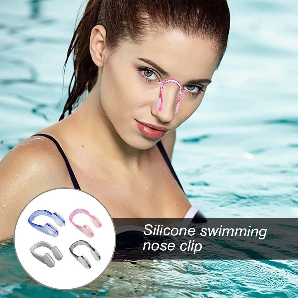 Clips de Nariz Impermeables HZONGMINGZT - 8 Piezas Silicona