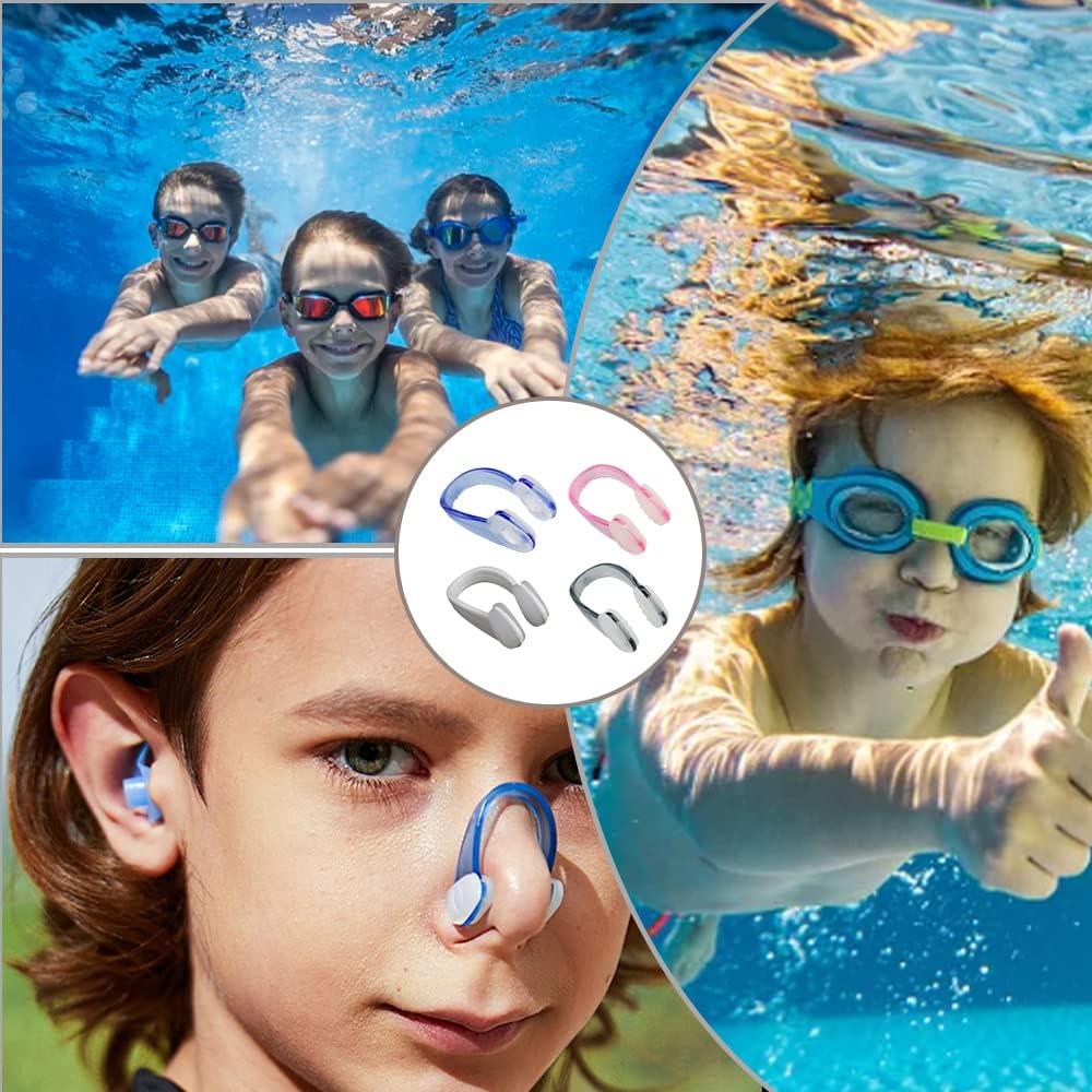 Clips de Nariz Impermeables HZONGMINGZT - 8 Piezas Silicona