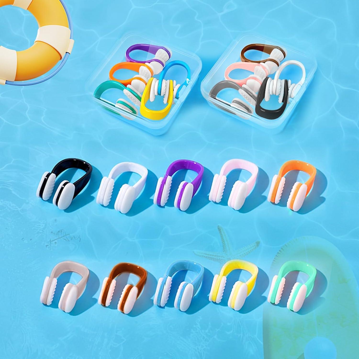 Clip de Nariz para Nadar Cuworlis SP-YC Multicolor 10 Piezas