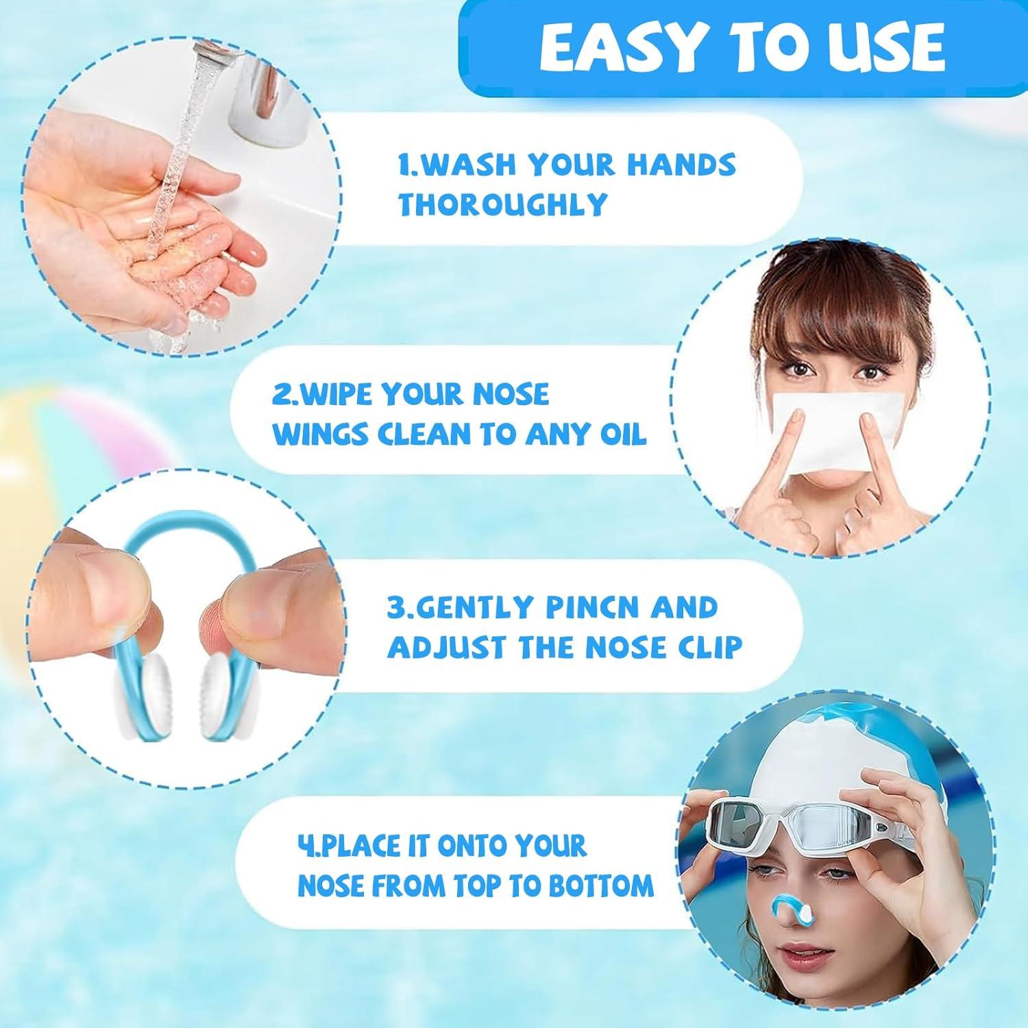 Clip de Nariz para Nadar Cuworlis SP-YC Multicolor 10 Piezas