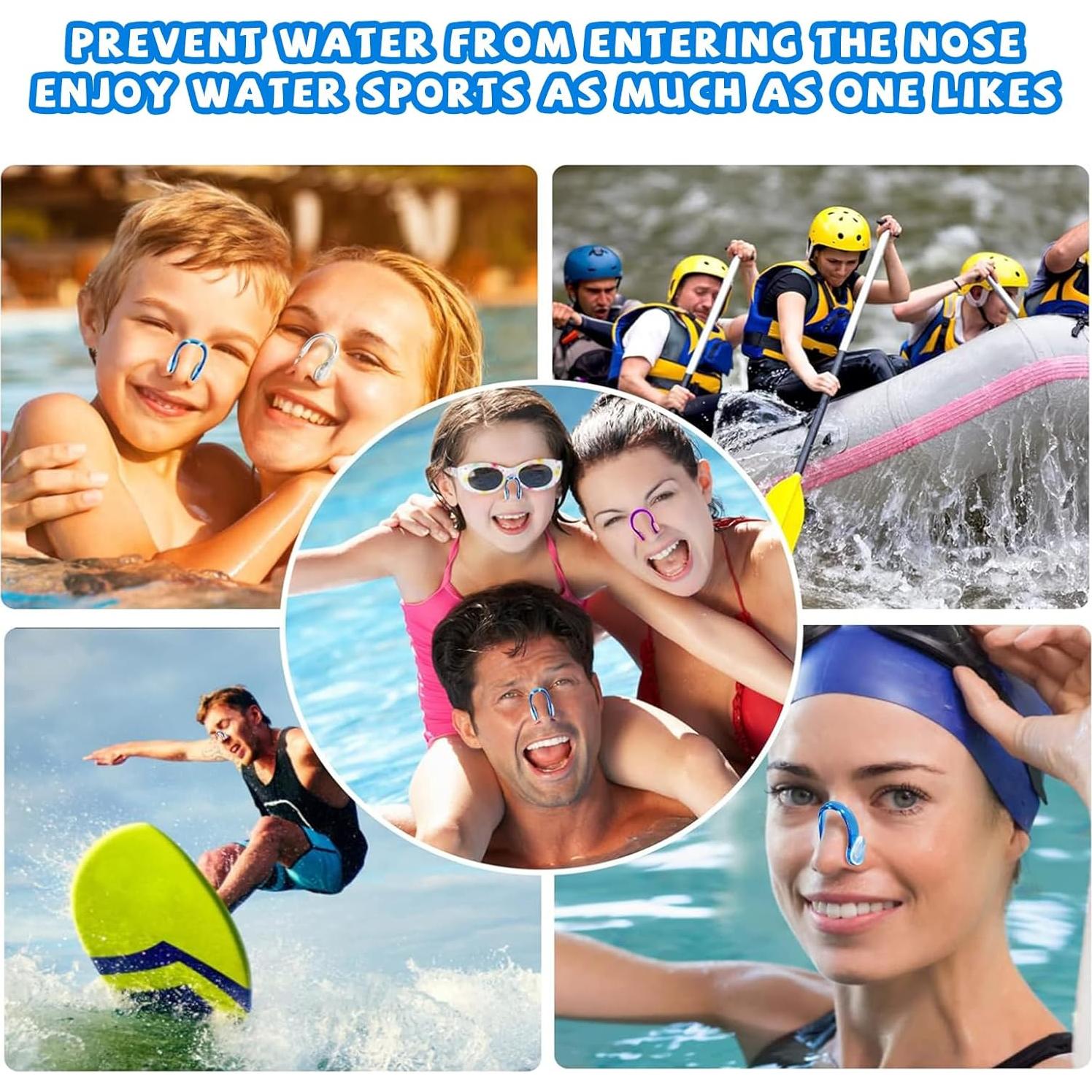 Clip de Nariz para Nadar Cuworlis SP-YC Multicolor 10 Piezas