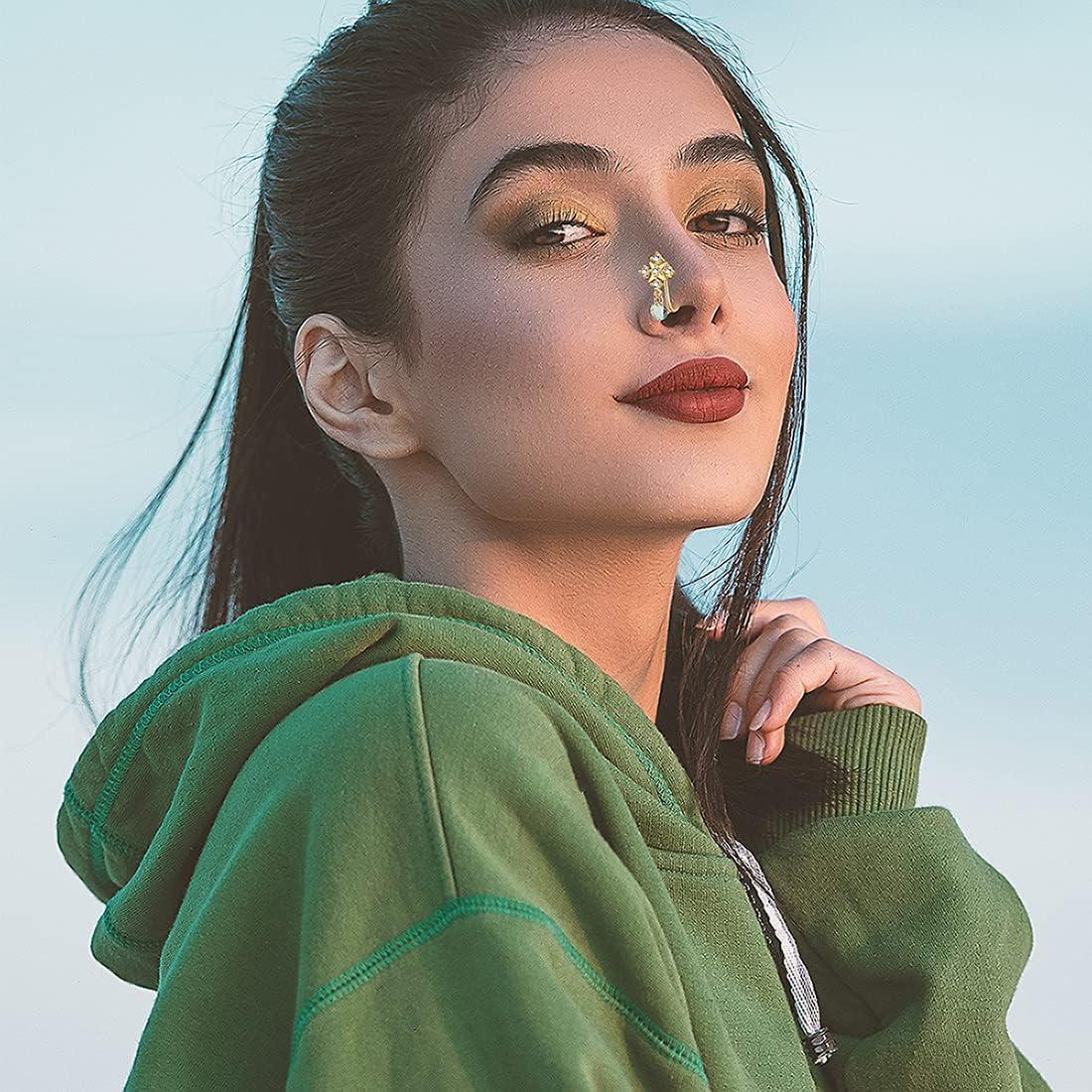 Conjunto 16 Anillos de Nariz Falsos PLOMFOV para Mujeres