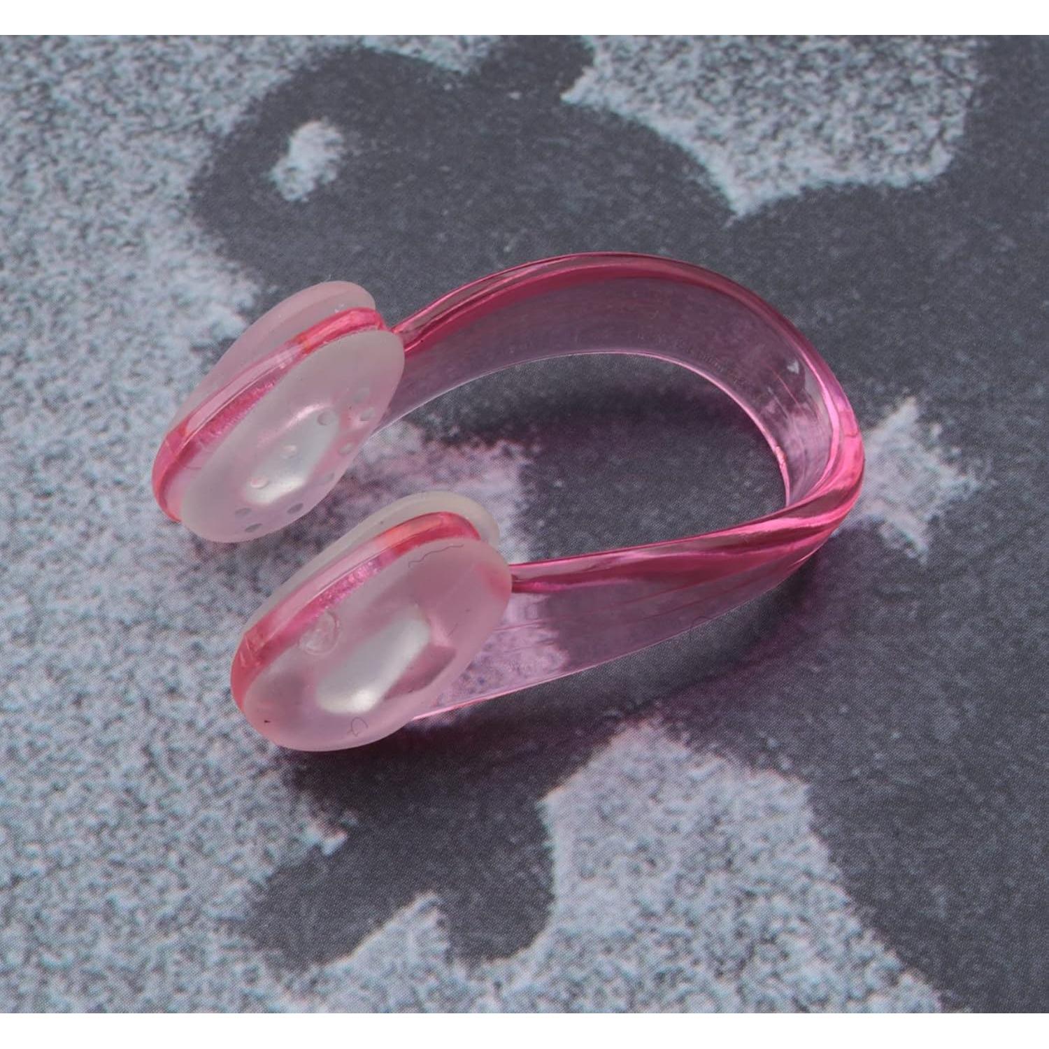 3 Clips de Nariz Ruwado para Nadar Silicona Coloridos 3.6 cm