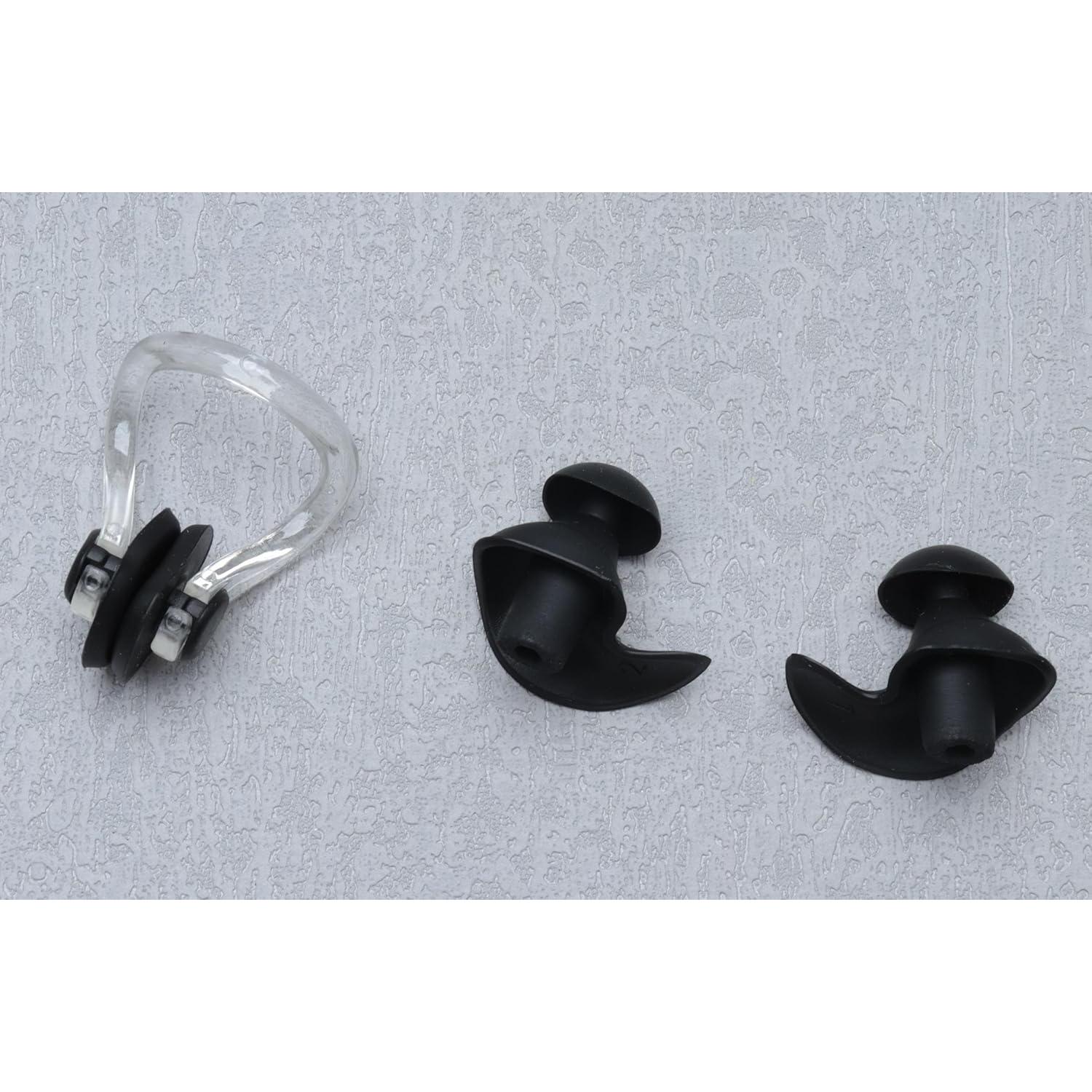 3 Pares de Clips para Nariz y Tapones para Oídos Ruwado