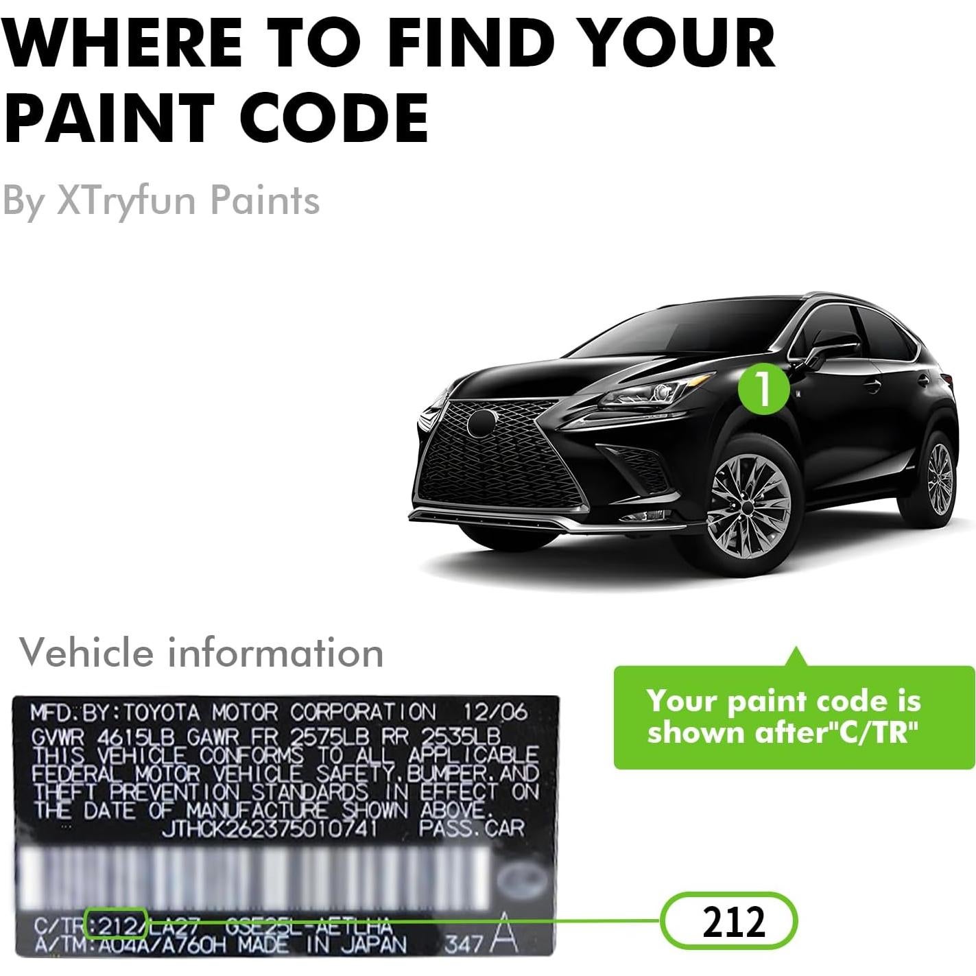 Pintura de Retoque Edantas 1H9 Nebula Gray para Lexus