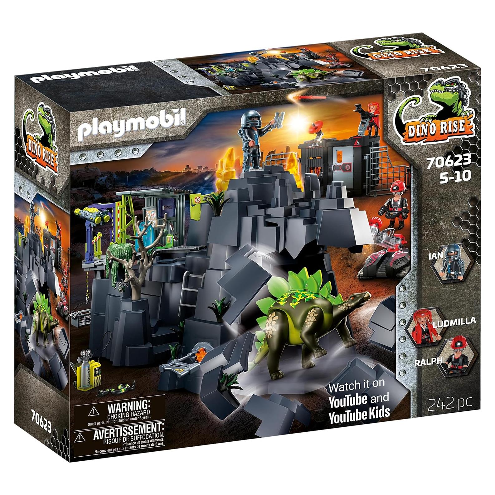 Playmobil Dino Rise Dino Rock 70623 con luces y sonidos