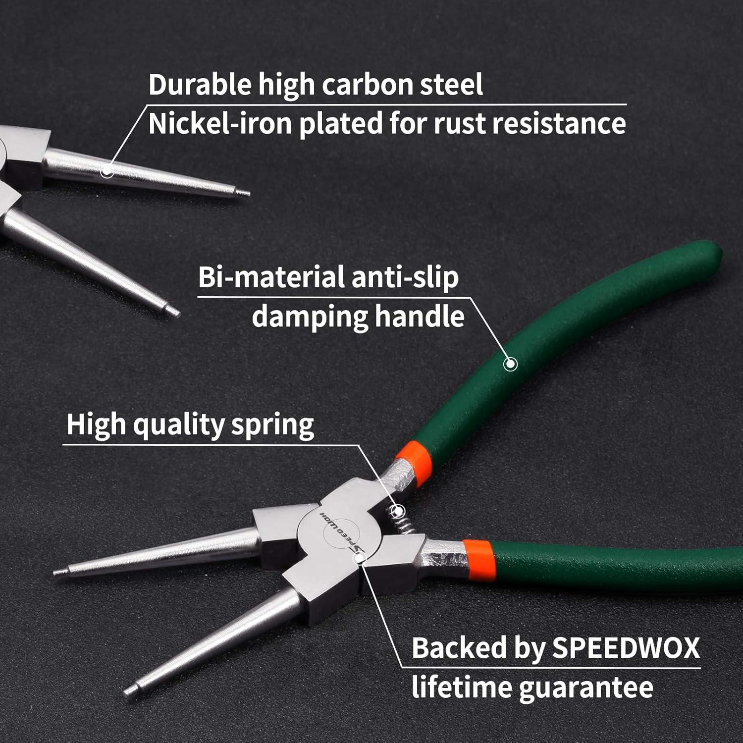 Alicates de Anillo de Snap SPEEDWOX 9" (22.3 cm) Precisión