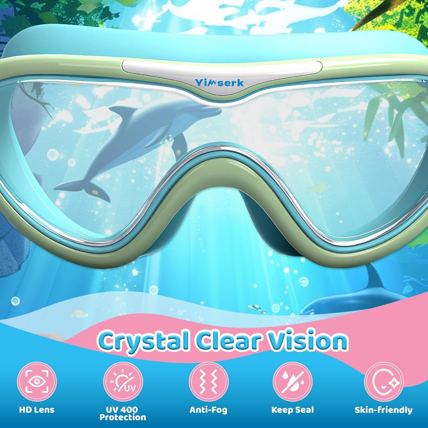 Gafas de natación Yimserk para niños 6-14 años UV400