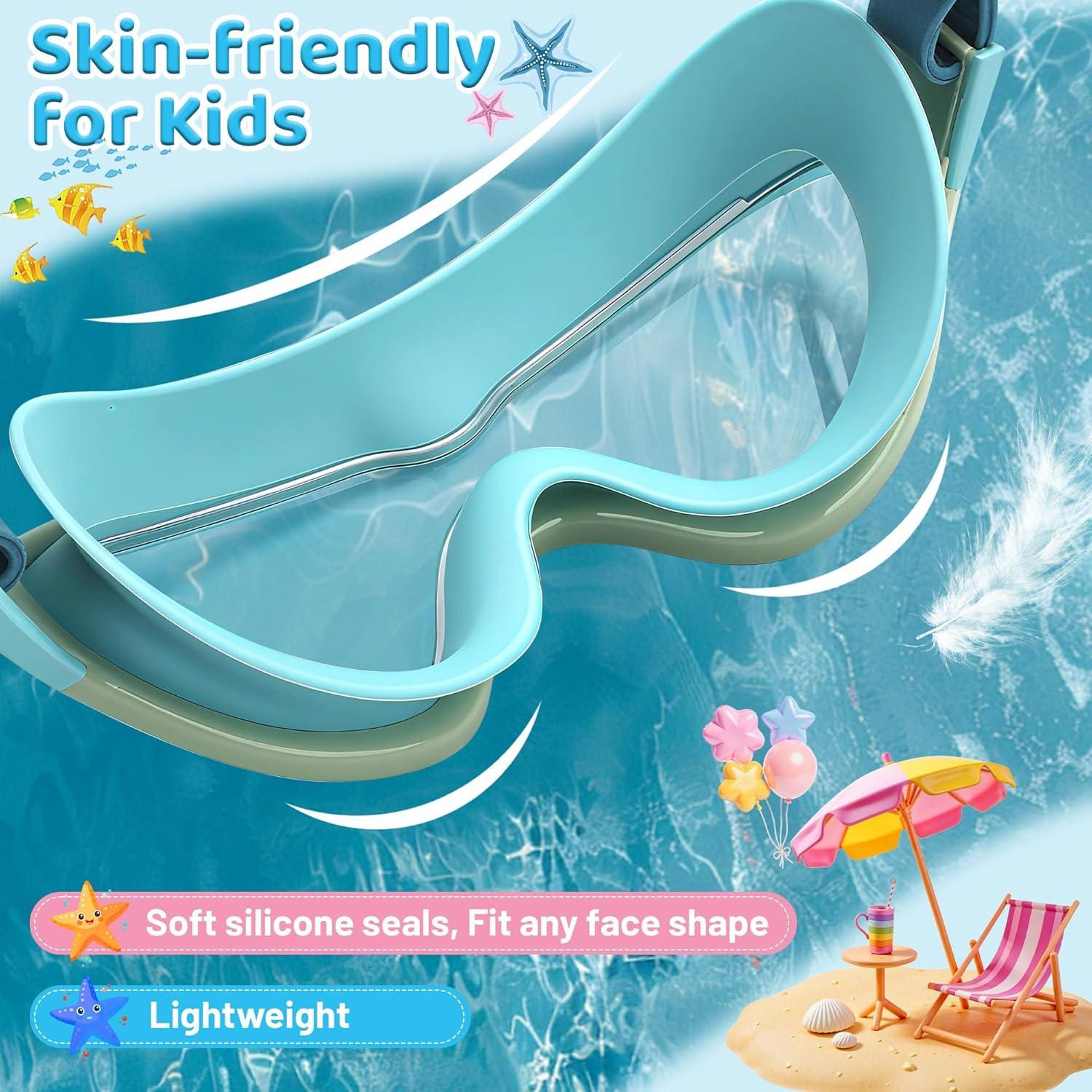Gafas de natación Yimserk para niños 6-14 años UV400