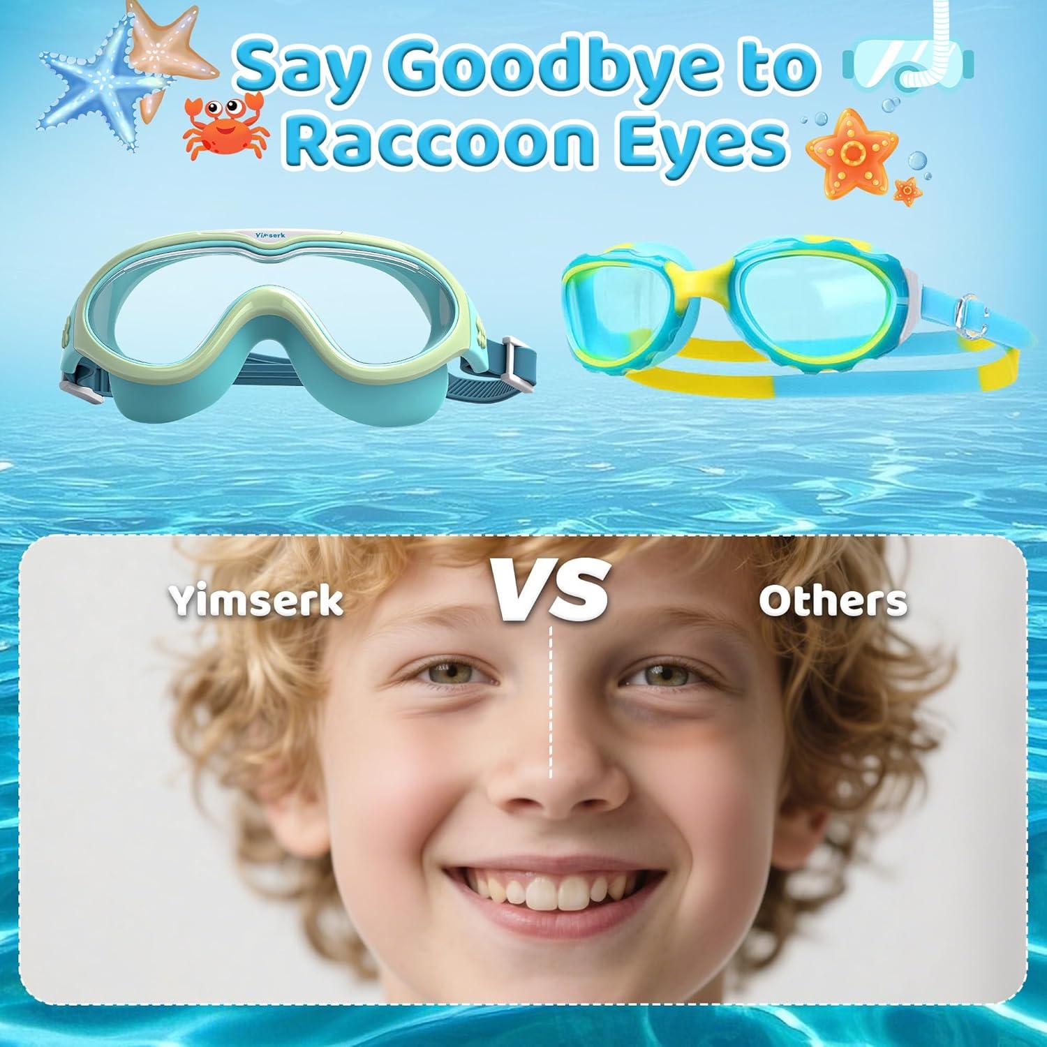 Gafas de natación Yimserk para niños 6-14 años UV400