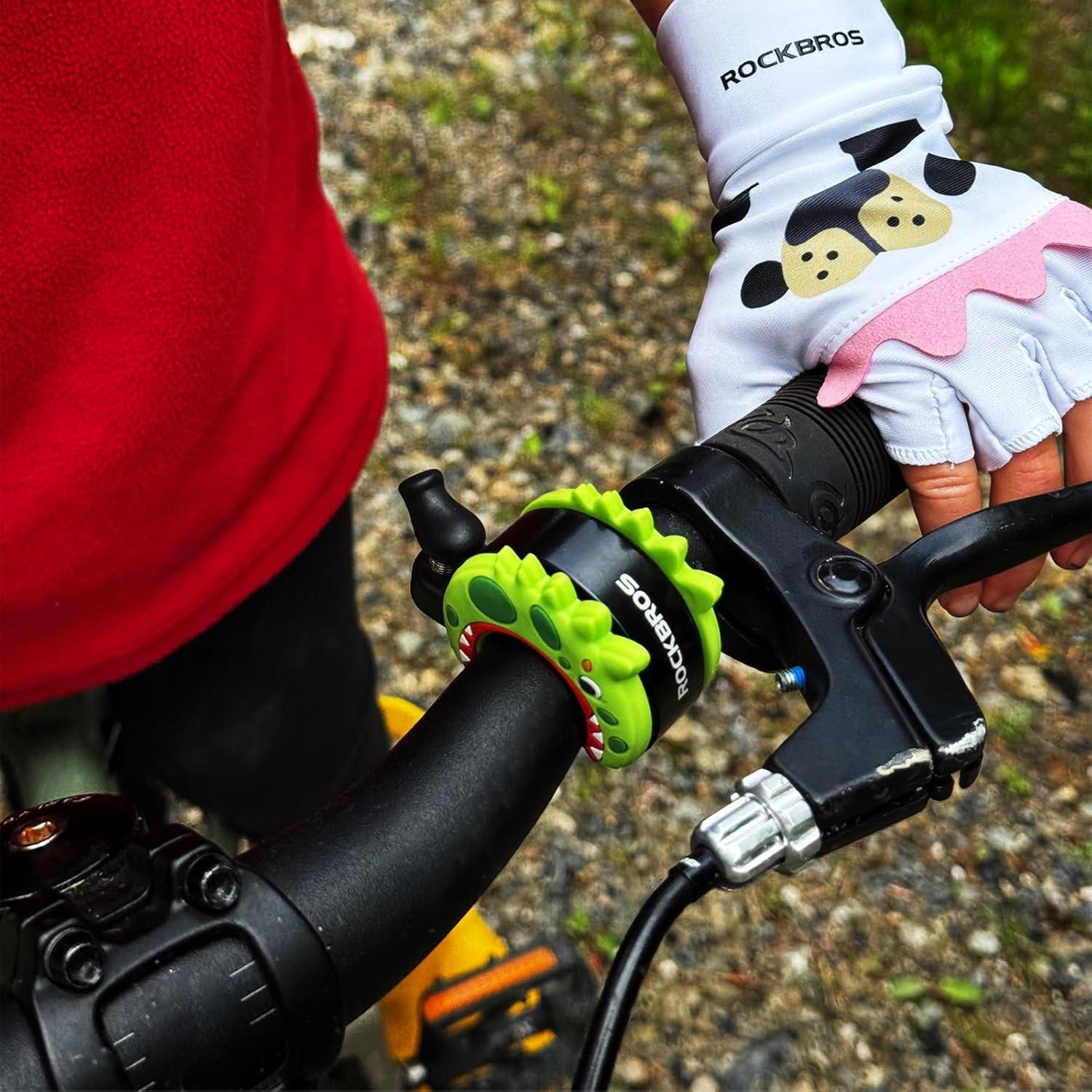 Timbre de Bicicleta ROCKBROS de Aluminio Verde para Niños