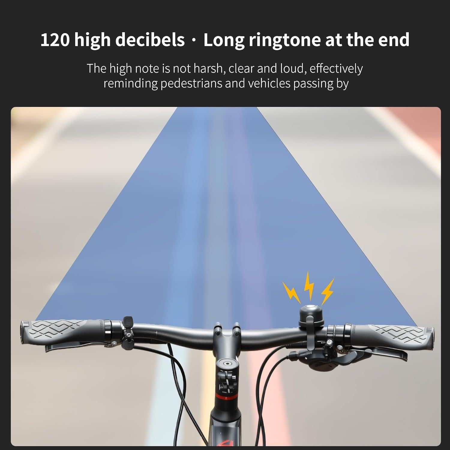 Timbre de Bicicleta TOSUOD Antirrobo y a Prueba de Agua