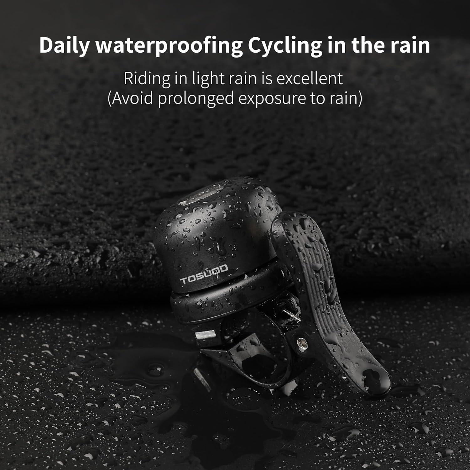 Timbre de Bicicleta TOSUOD Antirrobo y a Prueba de Agua