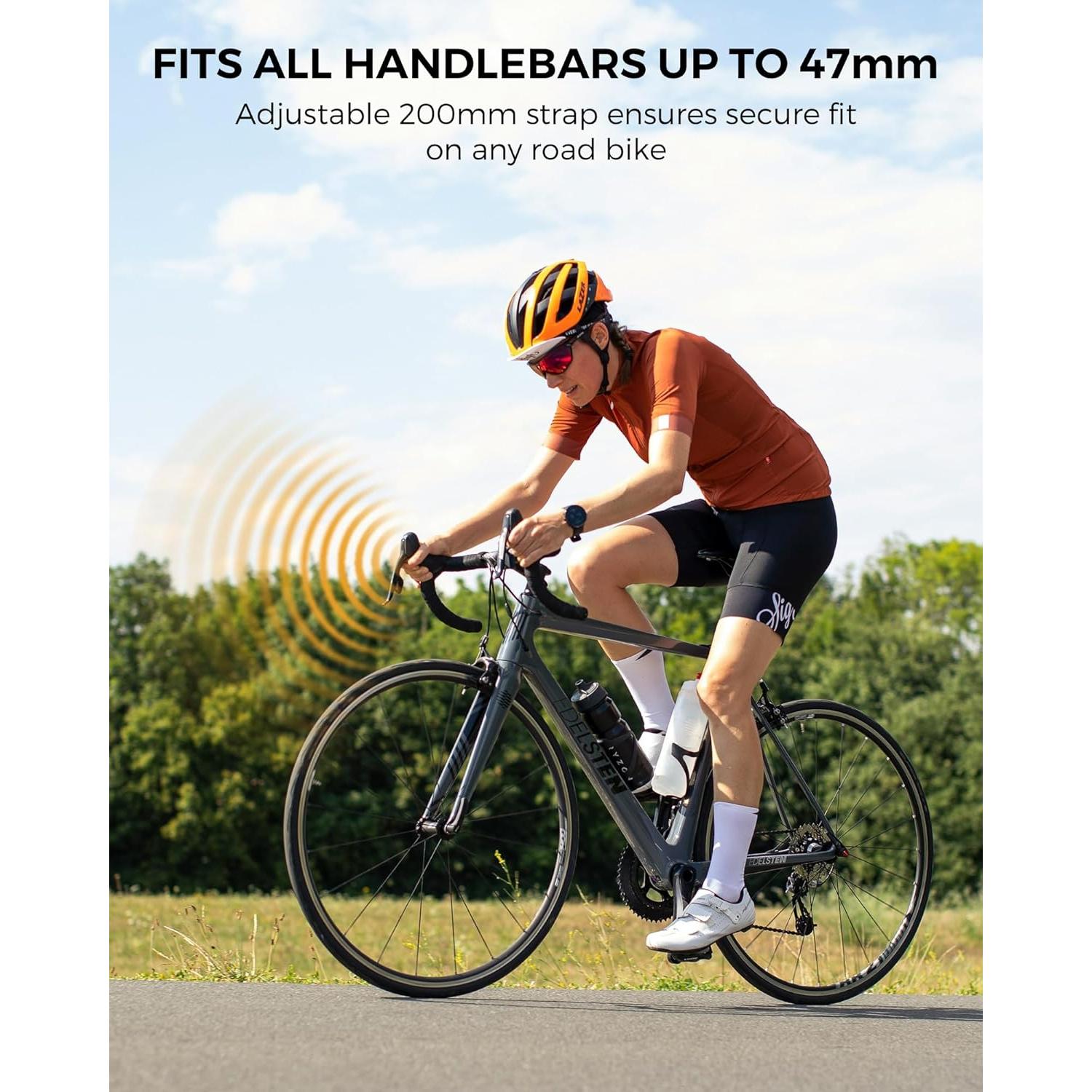 Campana de Bicicleta ROCKBROS Ajustable Doble Martillo 100dB