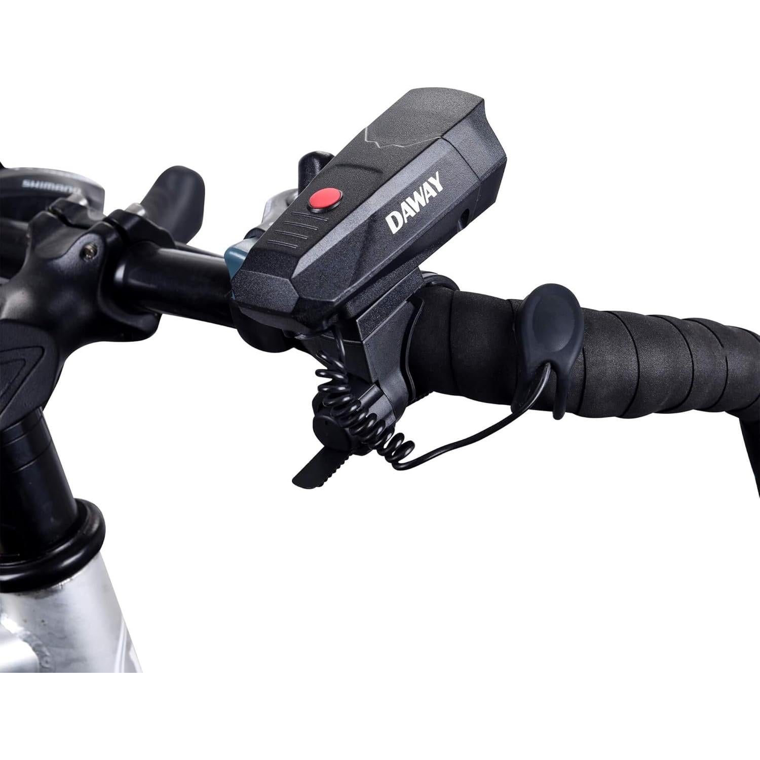 Bocina Eléctrica DAWAY A14 110dB para Bicicleta - 5 Modos