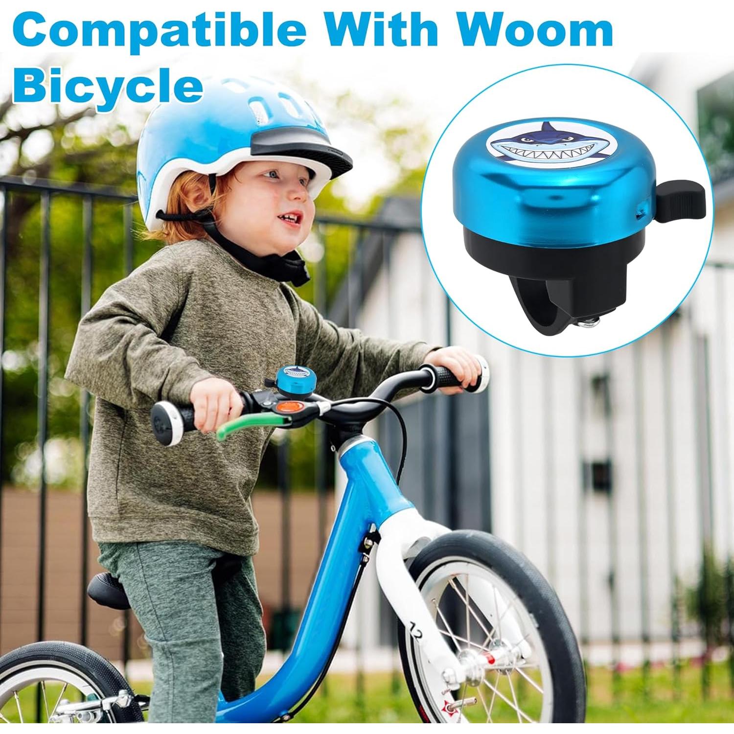 Timbre de bicicleta Vekniqo azul 6cm, sonido fuerte, fácil instalación