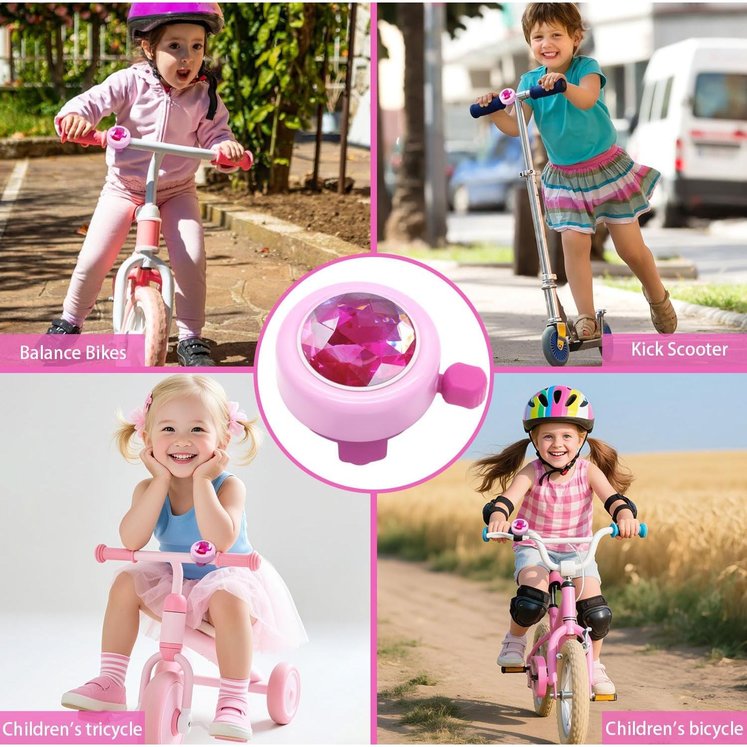 Timbre de Bicicleta CHILDHOOD Rosa para Niños - Sonido Fuerte