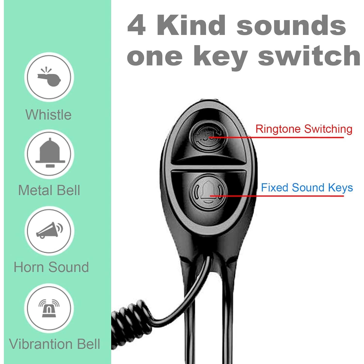 Timbre Eléctrico para Bicicleta BSSOK TW001S 100-120DB