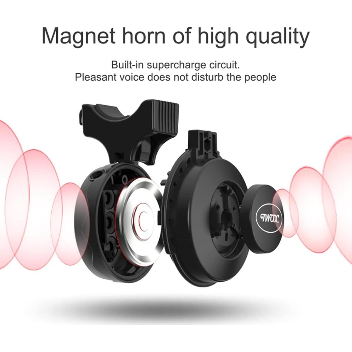 Timbre Eléctrico para Bicicleta BSSOK TW001S 100-120DB