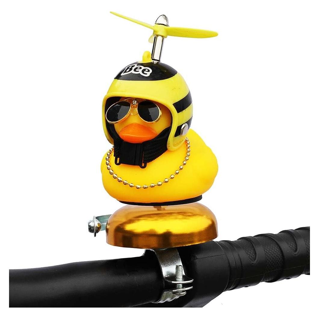 Campana de Bicicleta Patito Amarillo TAOHUAJIANG 6.86x8.89cm