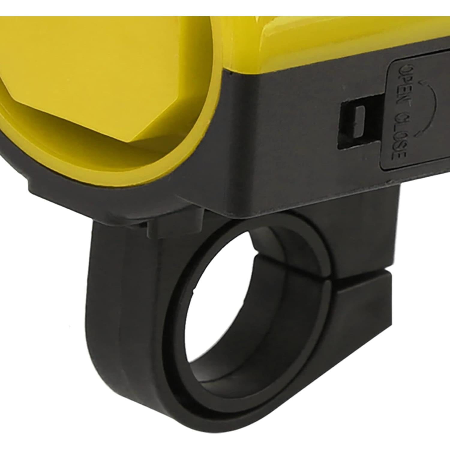 Timbre de Bicicleta Eléctrico X AUTOHAUX Amarillo 20-25mm