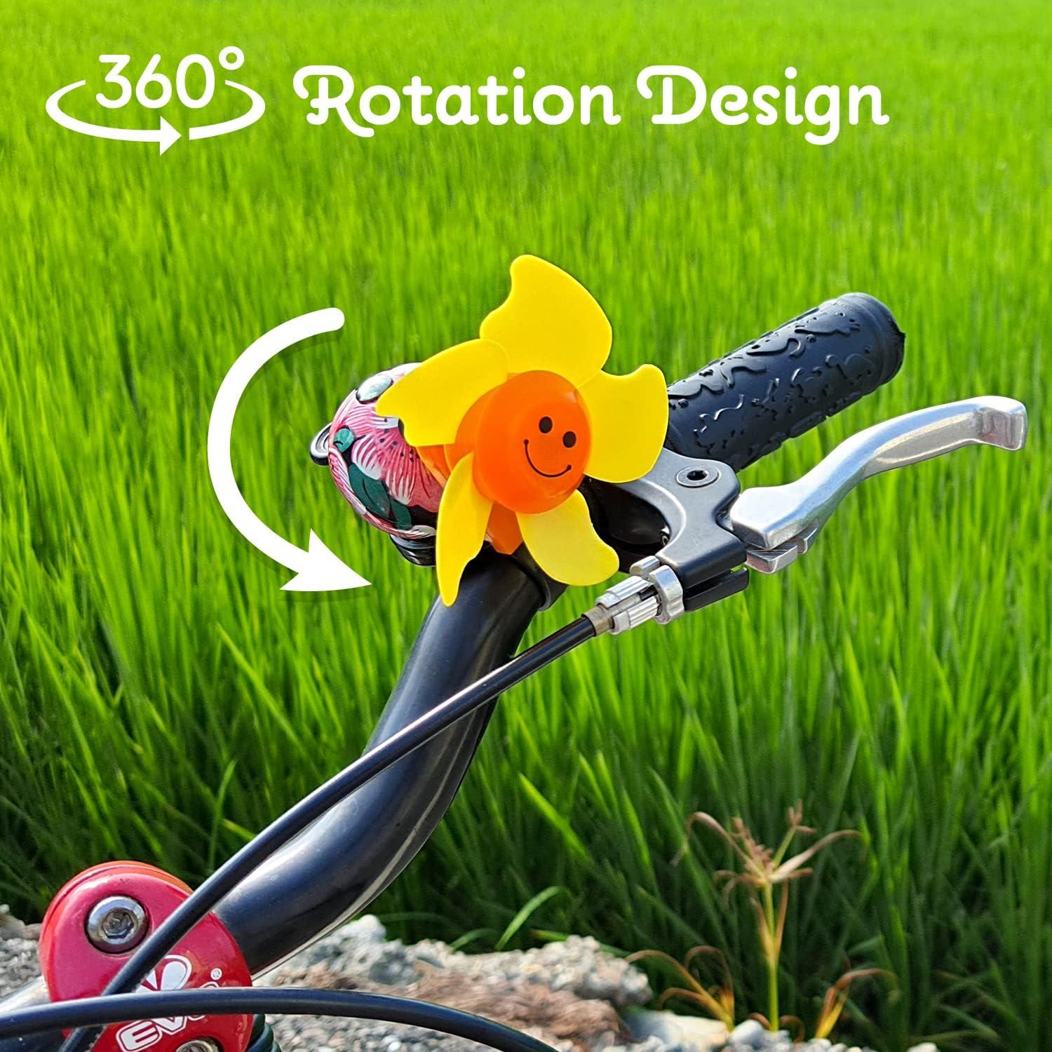 Campana de Bicicleta ONIPAX Sun Smile Molinete Amarillo