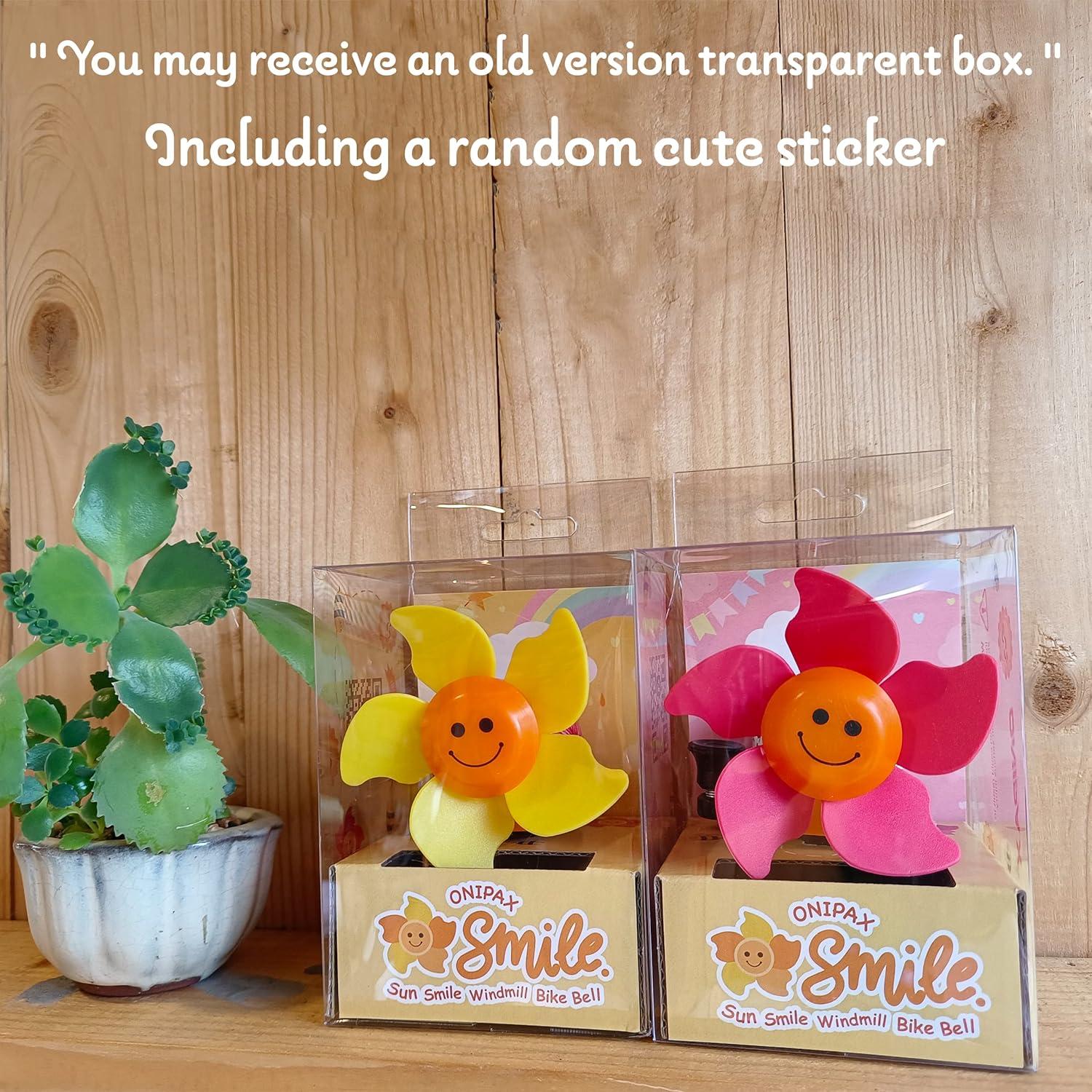 Campana de Bicicleta ONIPAX Sun Smile Molinete Amarillo