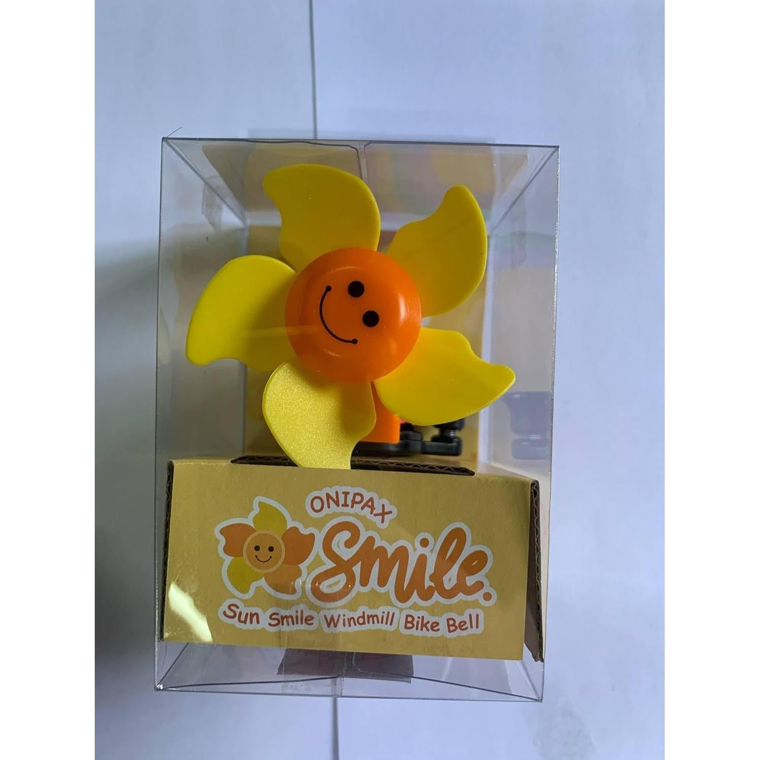 Campana de Bicicleta ONIPAX Sun Smile Molinete Amarillo