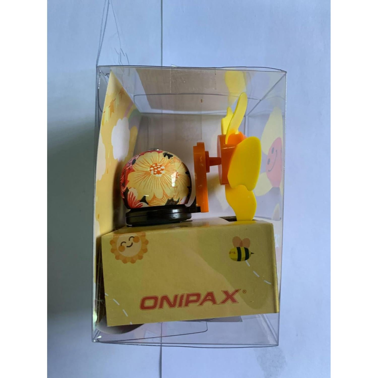 Campana de Bicicleta ONIPAX Sun Smile Molinete Amarillo