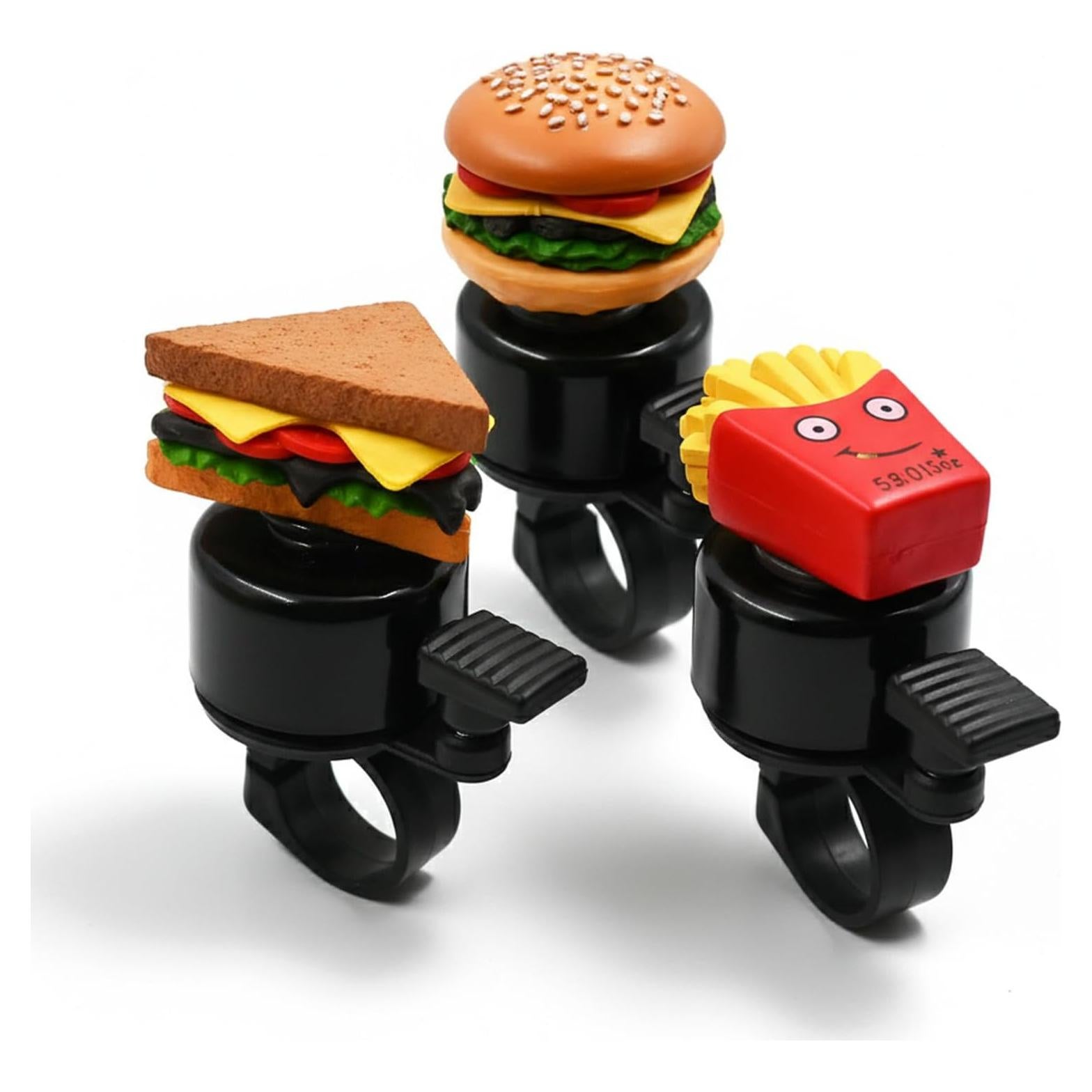 Paquete de 3 Timbres de Bicicleta Baowindy Cartoon