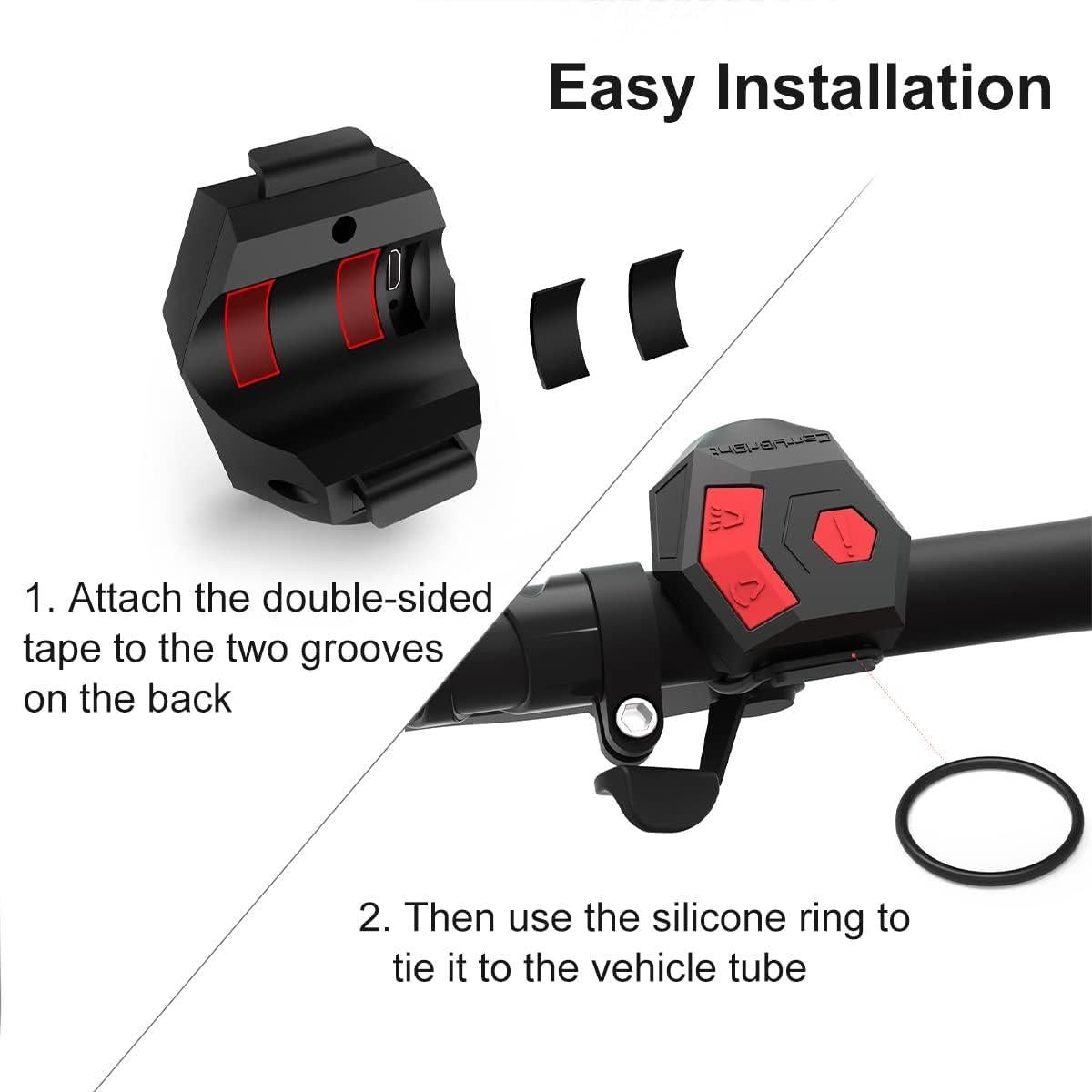 Timbre Eléctrico Antfire CBH3 120DB Recargable USB Impermeable