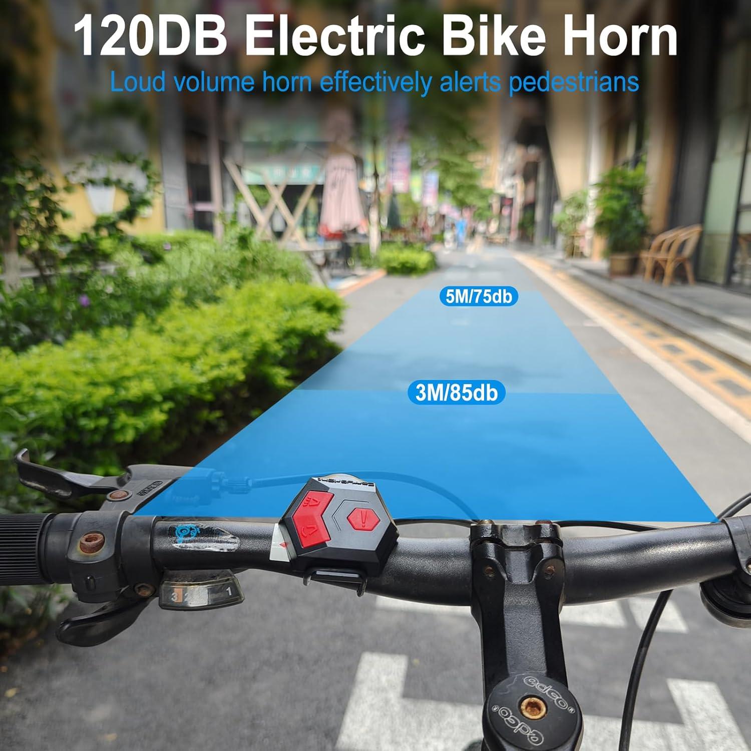 Timbre Eléctrico Antfire CBH3 120DB Recargable USB Impermeable