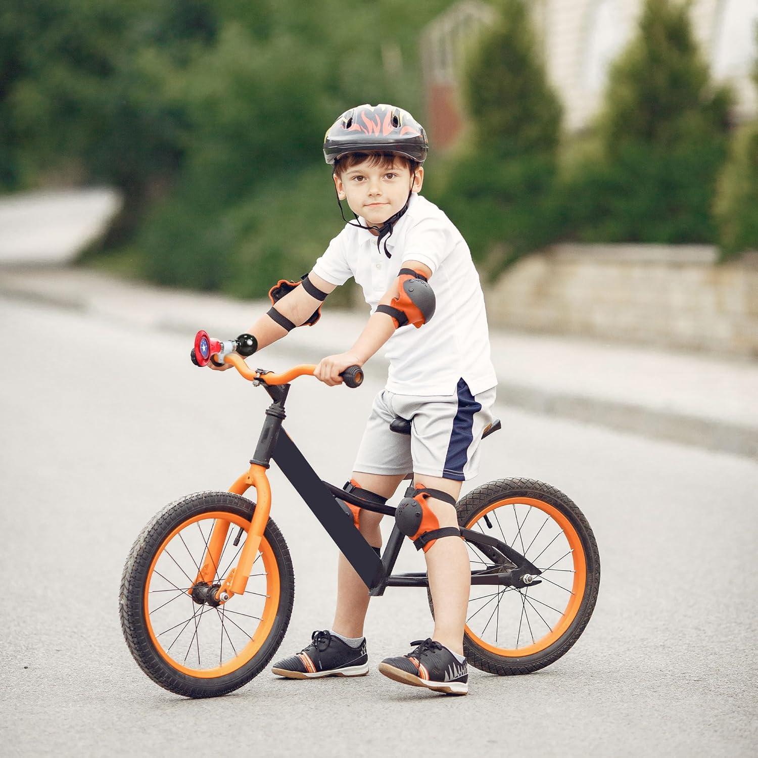 Timbre de Bicicleta para Niños MIDOGAT Negro y Rojo