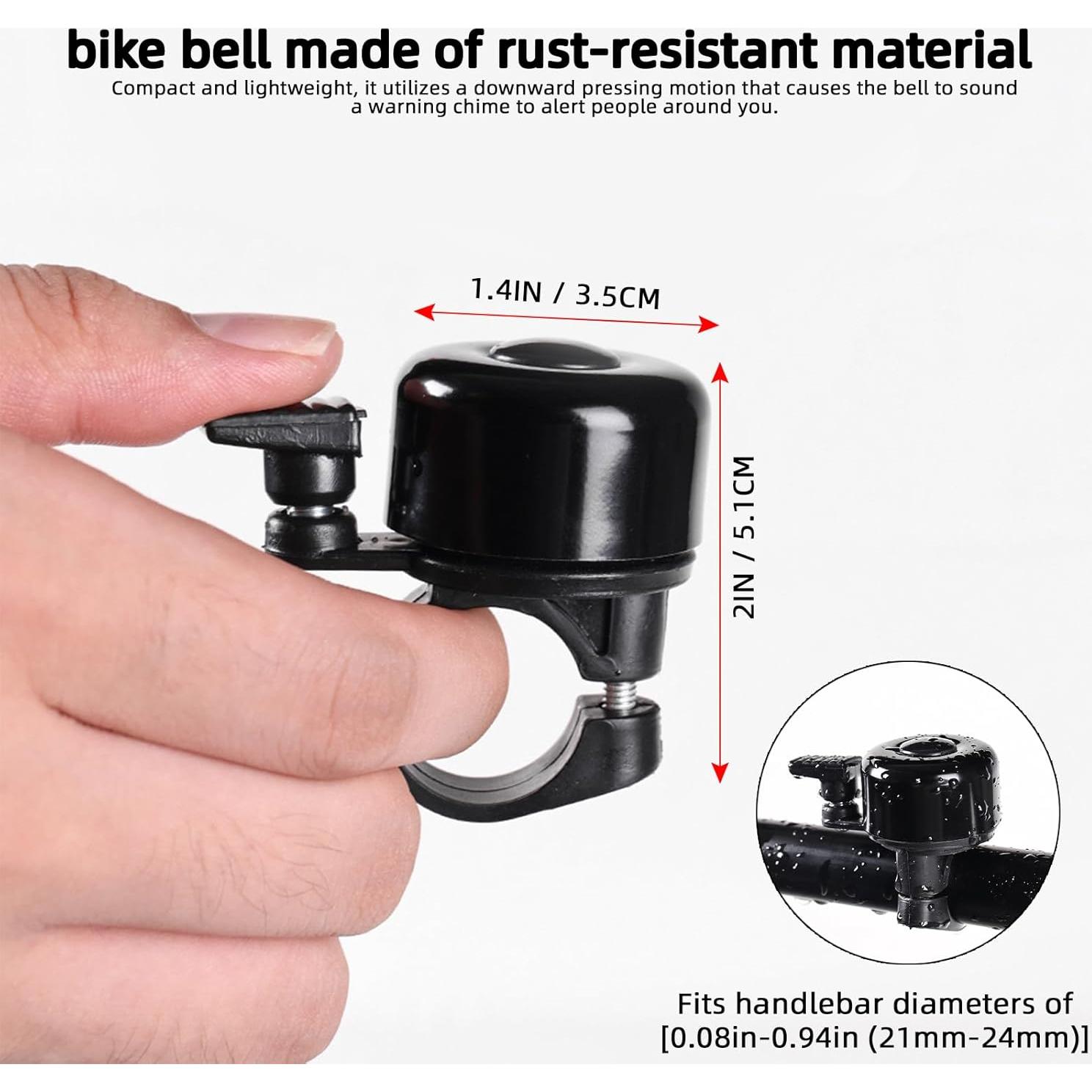 Espejo Convexo de Bicicleta YISUGOOC con Timbre Ajustable