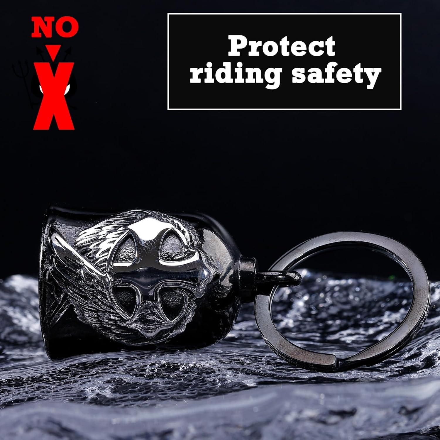 Campana de Motocicleta CYZBTBl 3D de Acero Inoxidable