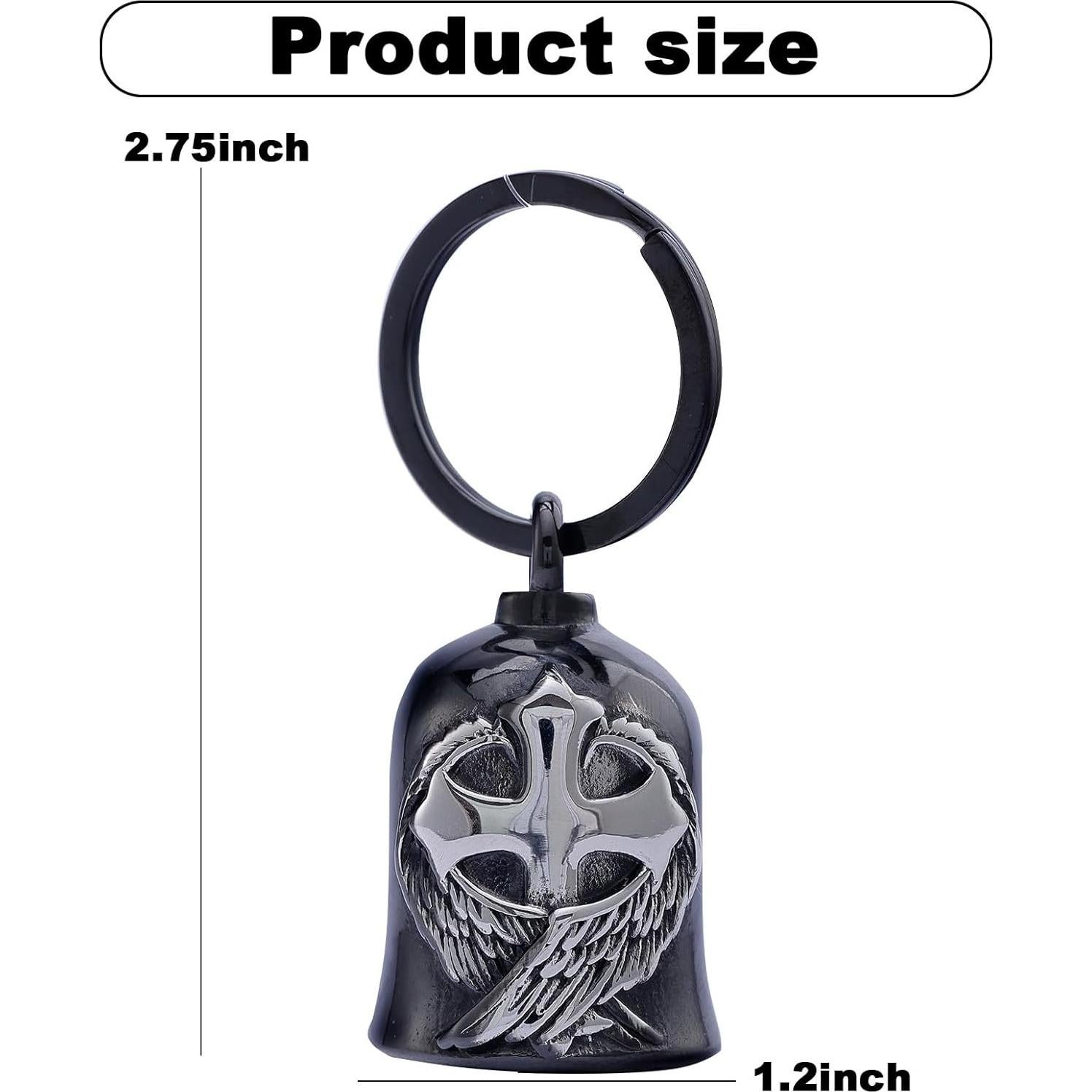 Campana de Motocicleta CYZBTBl 3D de Acero Inoxidable