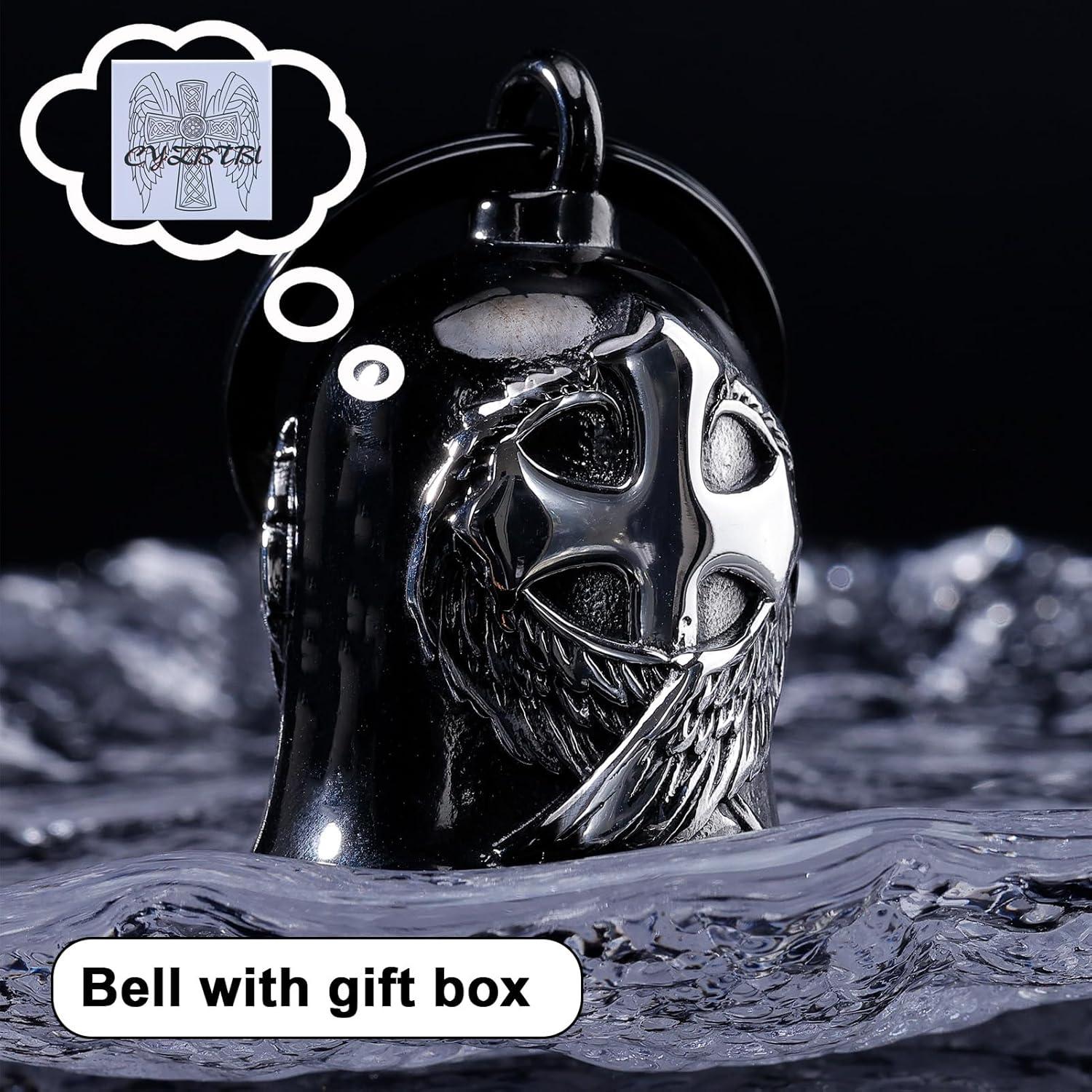 Campana de Motocicleta CYZBTBl 3D de Acero Inoxidable