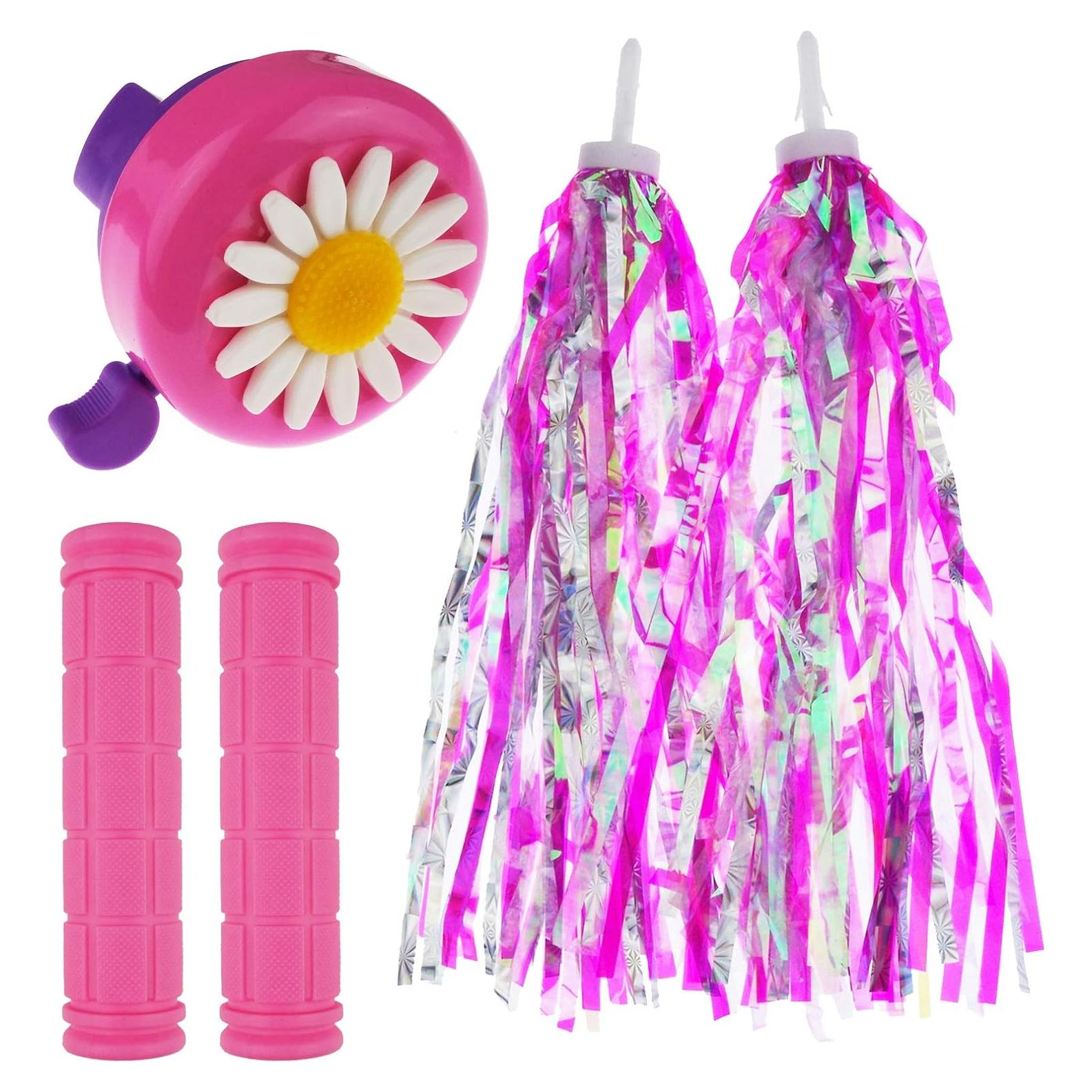 Paquete de 2 Streamers Kasteco + Timbre y Empuñaduras Rosa