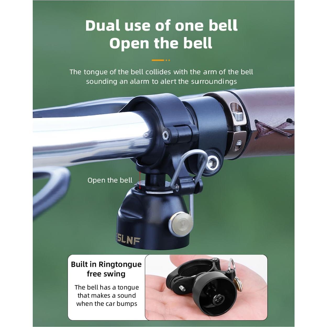 Campana de Bicicleta Nidazee 100dB Ajustable 22-35mm