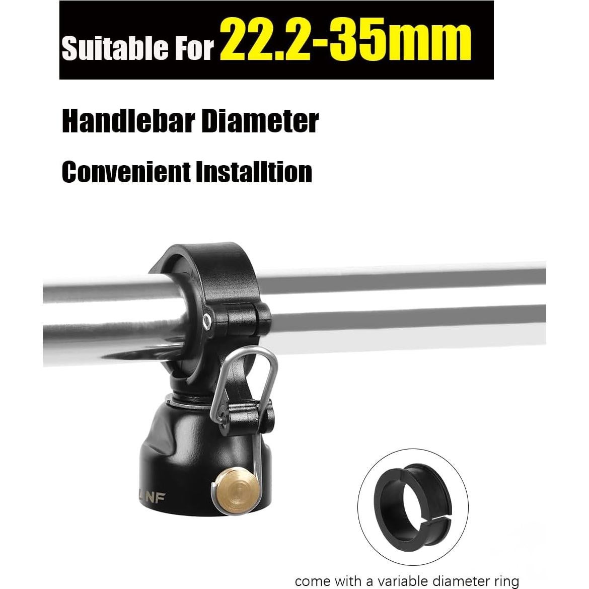 Campana de Bicicleta Nidazee 100dB Ajustable 22-35mm