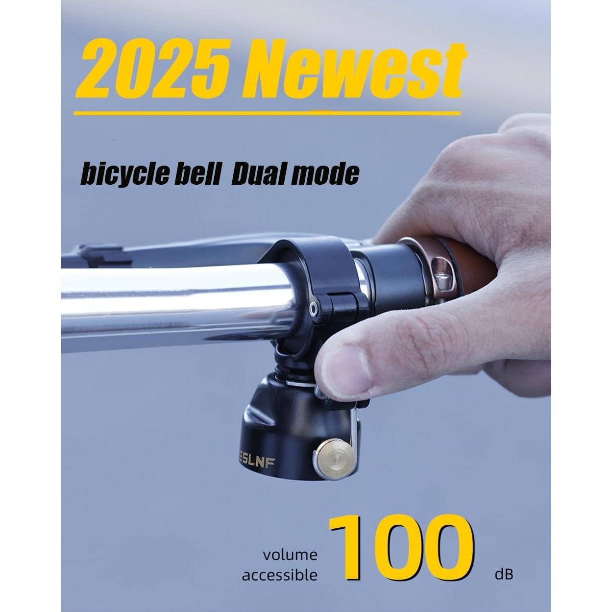 Campana de Bicicleta Nidazee 100dB Ajustable 22-35mm