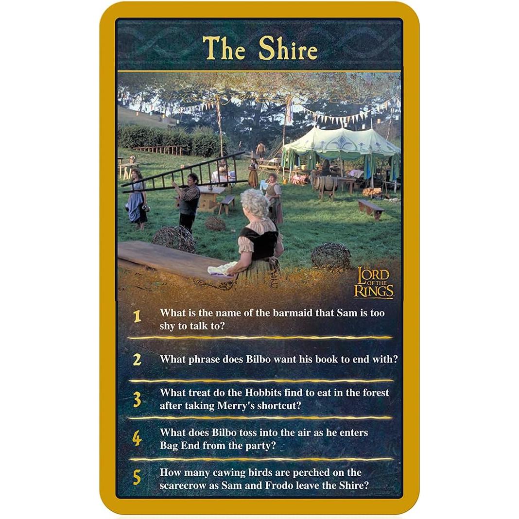 Juego de Preguntas Top Trumps El Señor de los Anillos