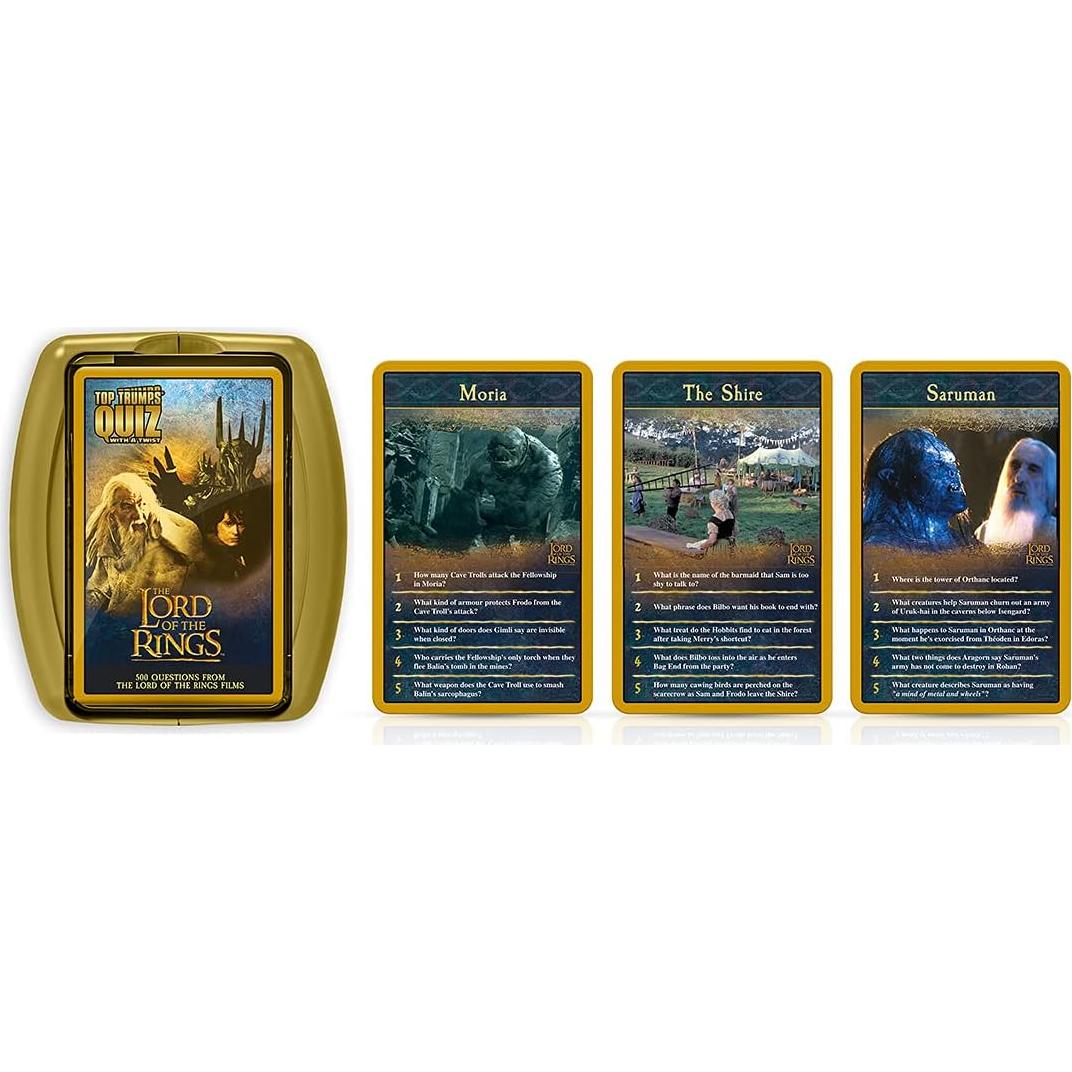 Juego de Preguntas Top Trumps El Señor de los Anillos