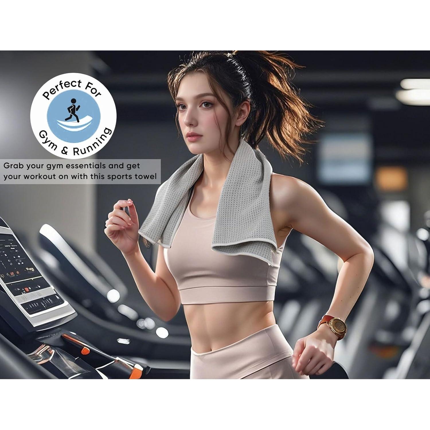 Toallas de Gimnasio Microfibra Beelvtifl 3 Pack 40x70 cm